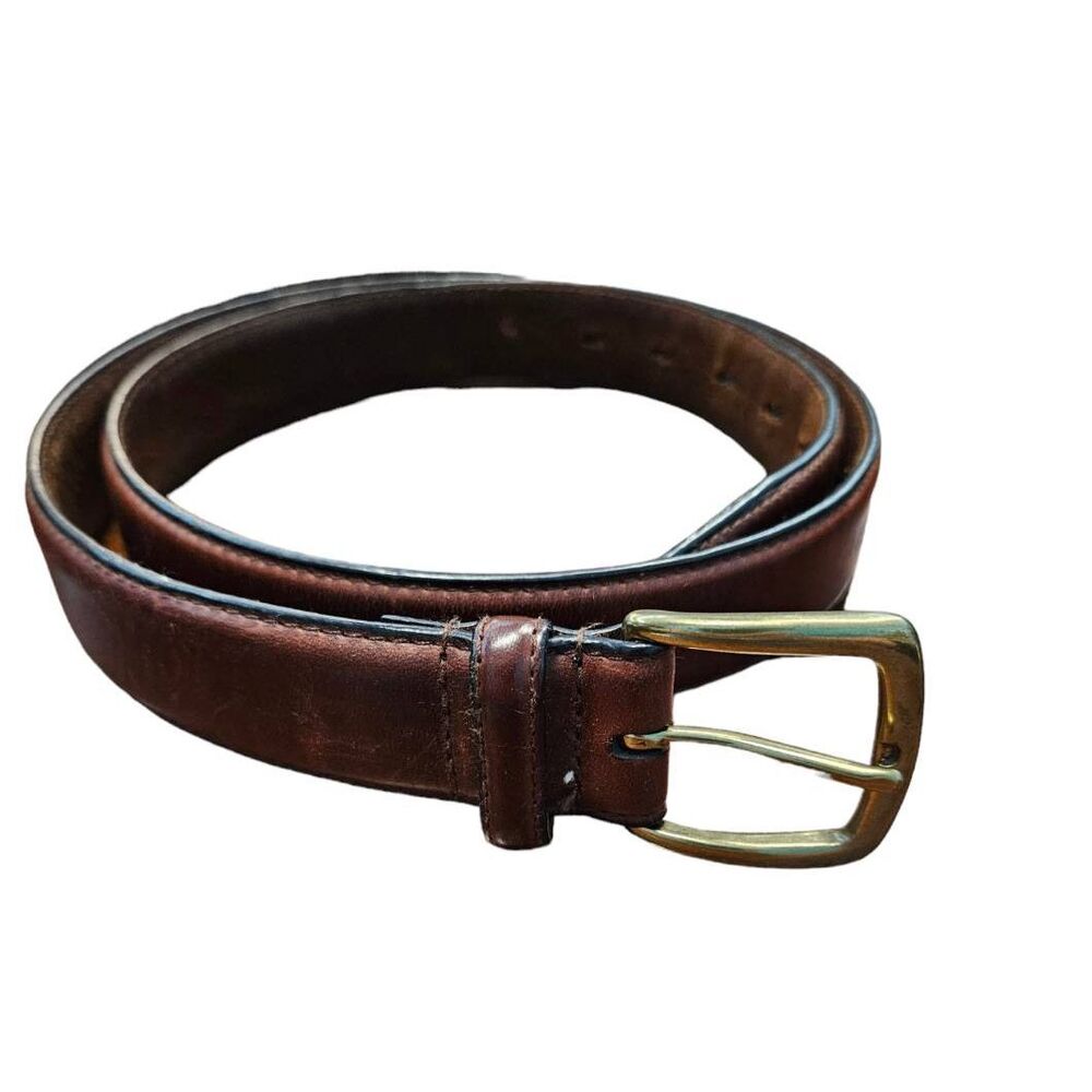 Roundtree & Yorke Brown leather Men's Belt sz 42